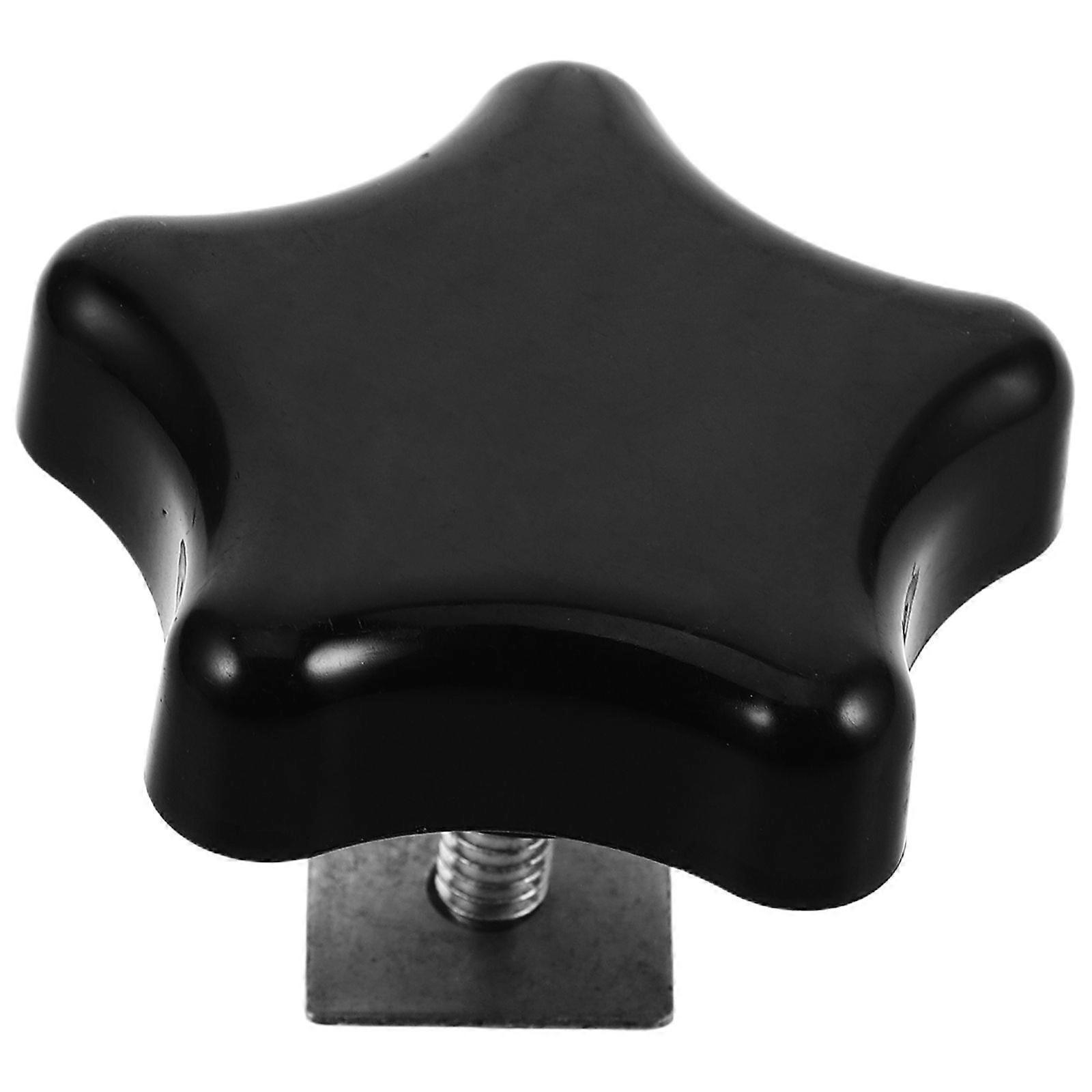 2pcs Star Threaded Knobs: Star Shaped RV Awning Support Knob with M6 Thread & Square Washer - Camper Awning Support Hardware