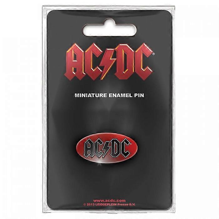 AC/DC Mini Oval Logo Badge