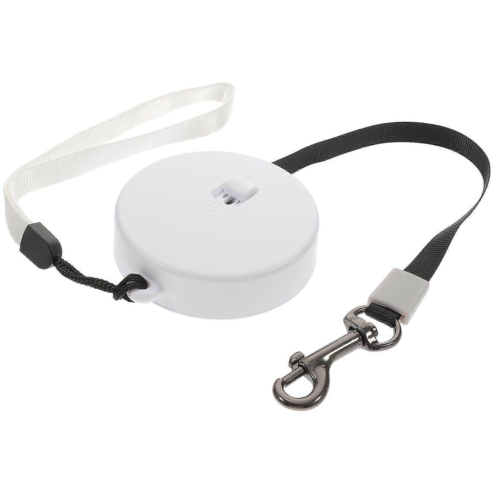 Durable Adjustable Nylon Dog Leash for Outdoor Walking with Stable Hook and Wearresistant Design White