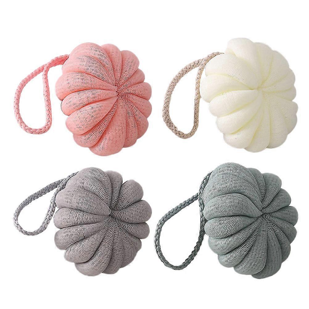 Bath Balls Shower Balls for Convenient Bathing Use 4Pcs Assorted Color
