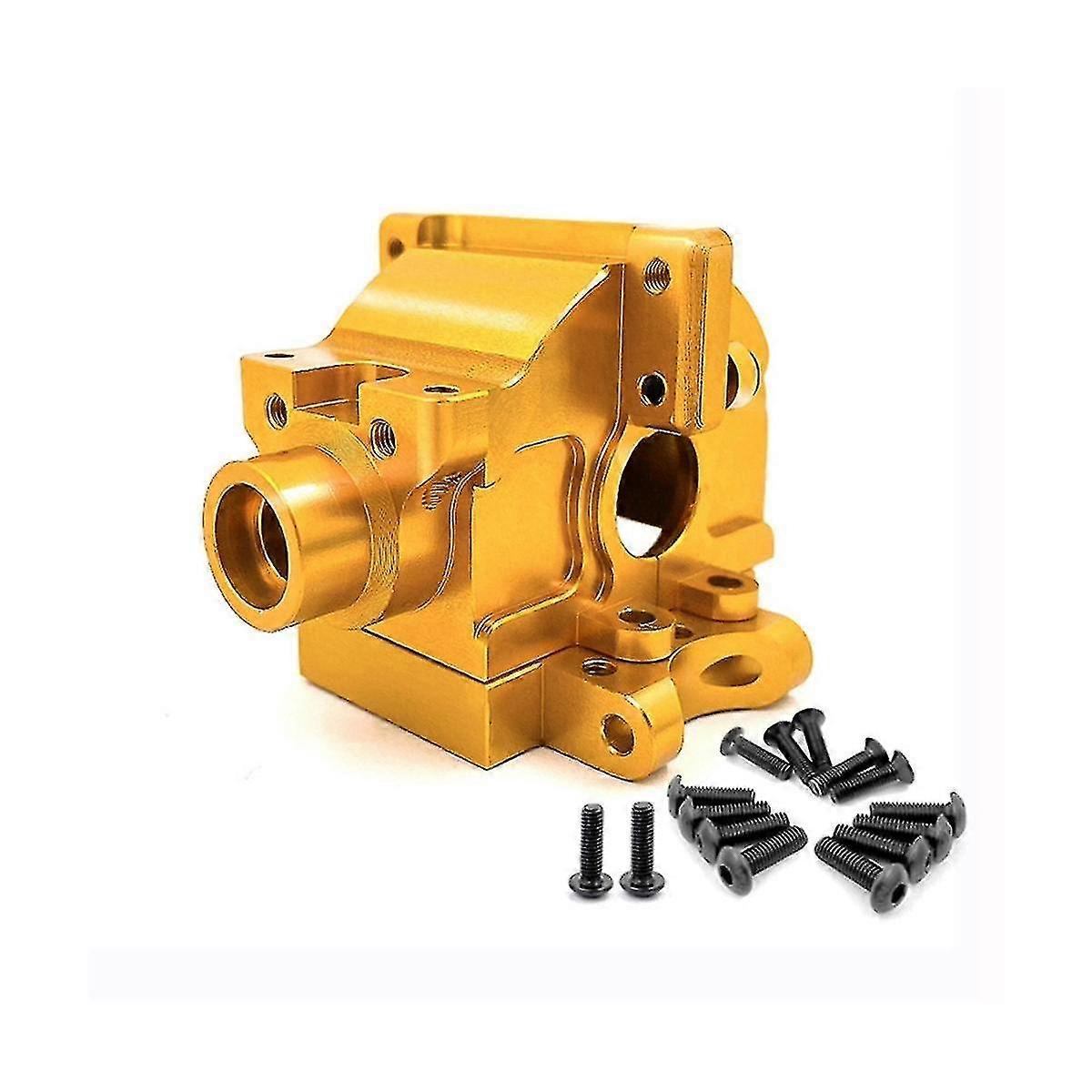 1/10 Scale Remote Control Car Metal Gearbox, Suitable for Models like 94122, Gold, Fine and Durable