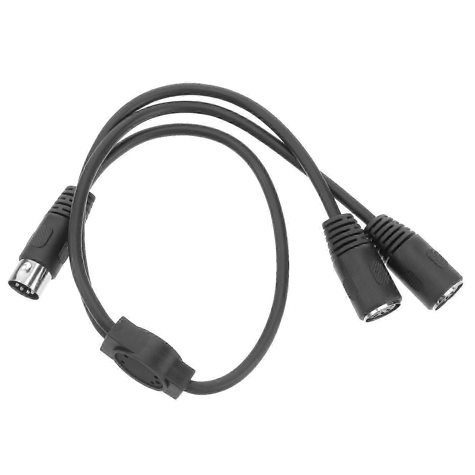 MIDI Splitter Cable Högpresterande Y-adapter för elektroniska instrument