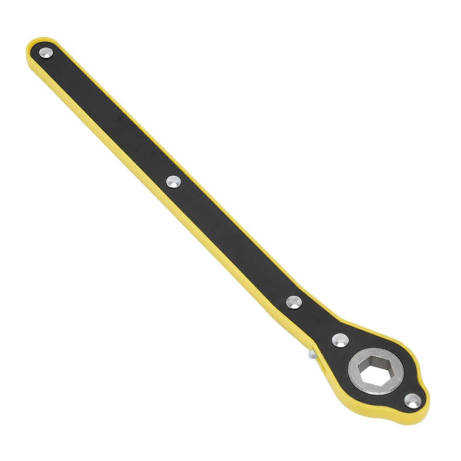 Car Jack Ratchet Wrench 360° Design, High Strength Hex Wrench with Ergonomic Handle for Auto Repair and Maintenance