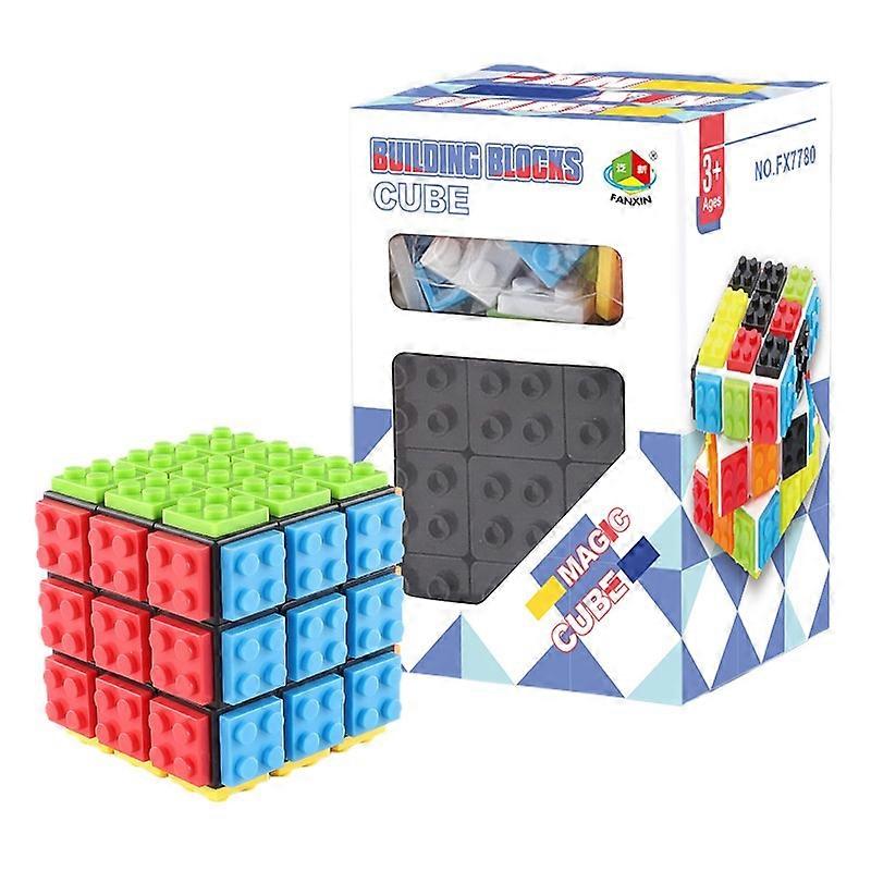 Smooth Rotating Three Layer Puzzle Cube Kids Educational Building Blocks Toy