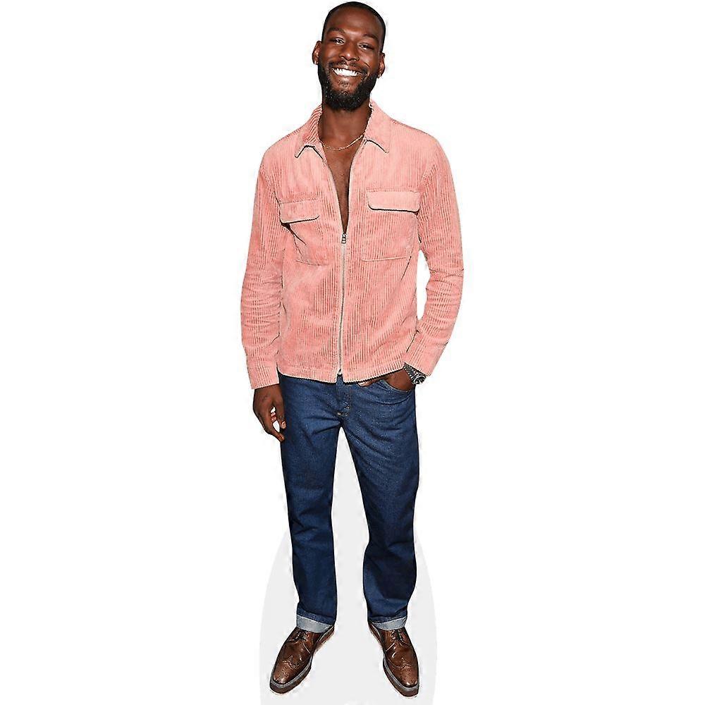 Kofi Siriboe (Pink Jacket) Cardboard Cutout (lifesize OR mini size). Standee. Stand Up.