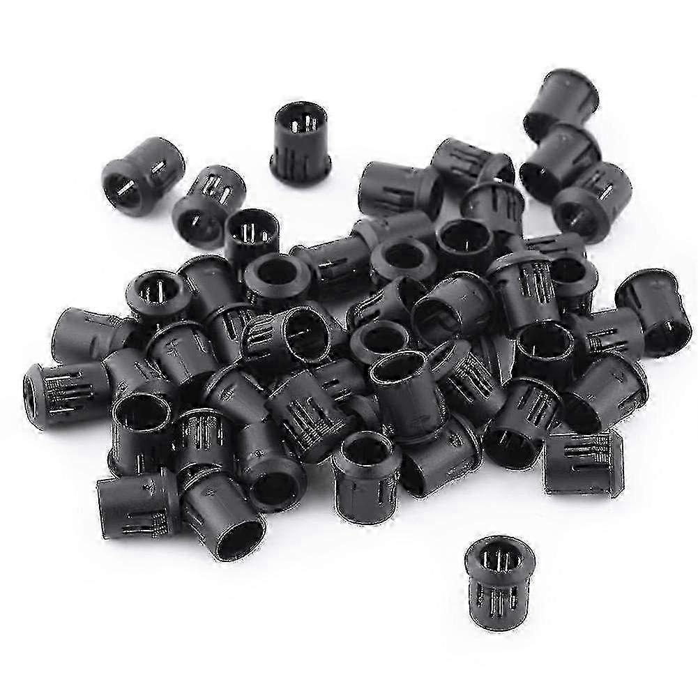 50pcs Plastic Lamp Socket Diode Holder, Durable Light Emitting Diode Holder Led Lamp Socket Diode Holder Nylon Clip Bezel Mount(8mm)