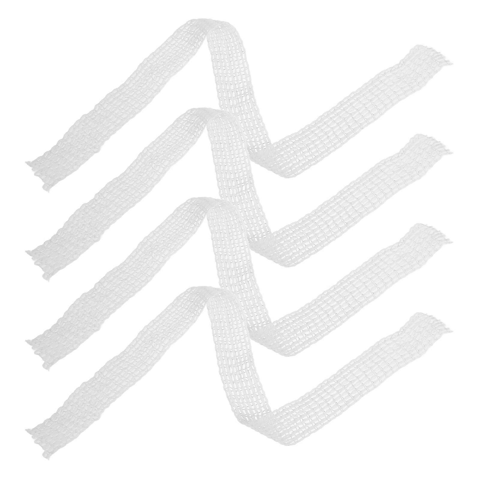 4Pcs Cotton Meat Netting Roll Elastic Ham Sock Sausage Net