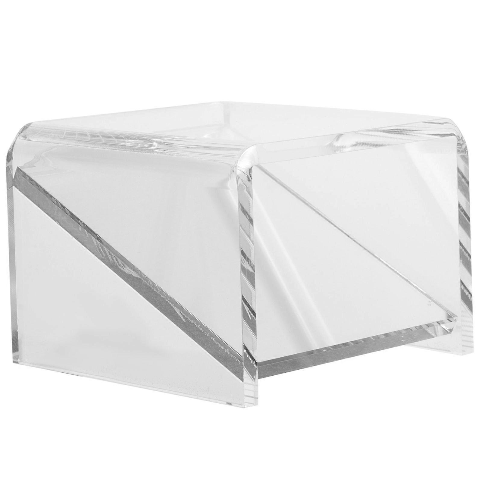 Acrylic Display Stand Mirror Antique Rack Multi Functional Desktop Holder 1 Set