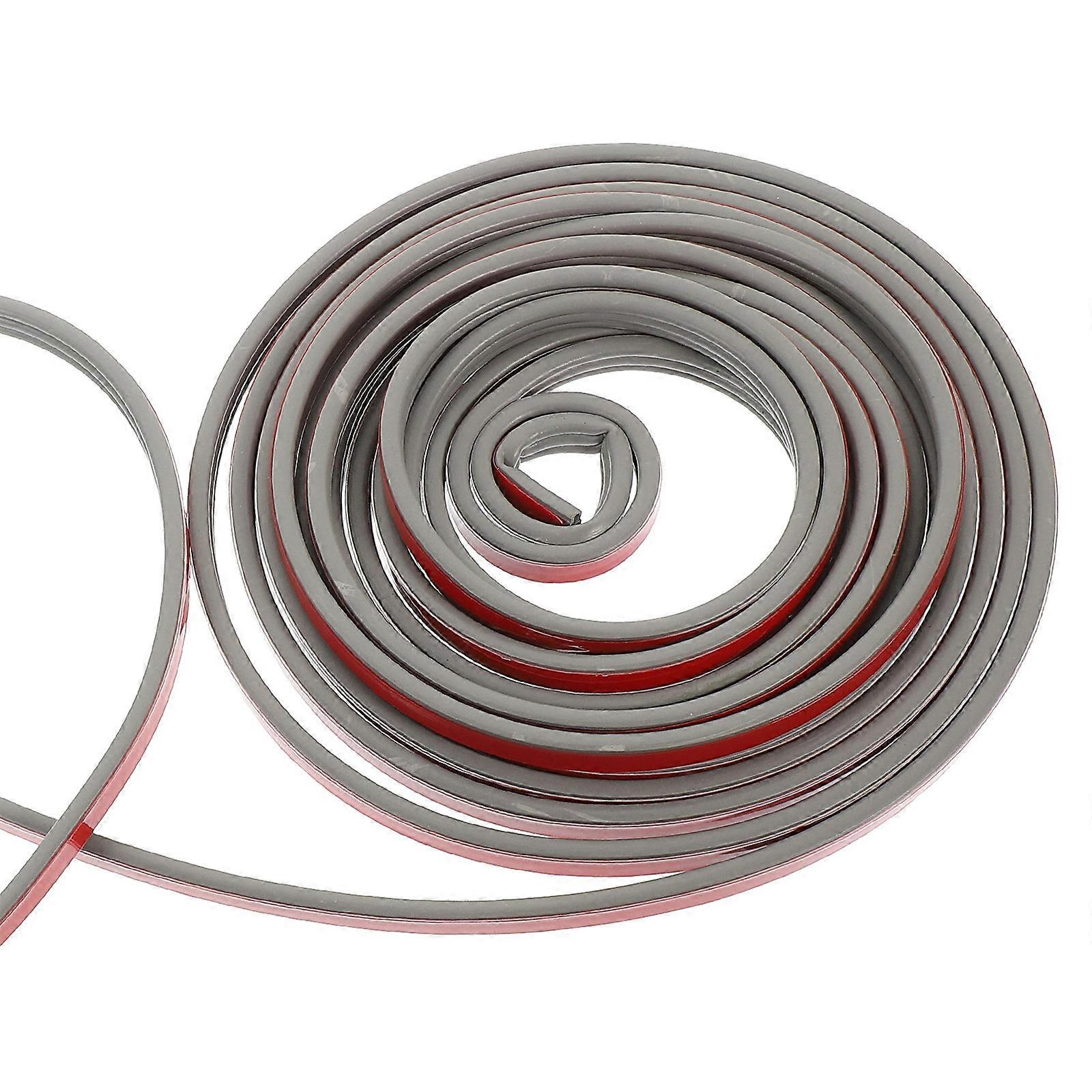 Silicone Weather Stripping Door Seal Flexible Soundproof Insulation Strip Self Adhesive Gap Sealing Dustproof Noise Reduction for Windows Doors Easy