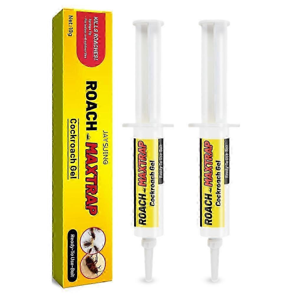 Cockroach Gel Bait Roach Pest Killer With Plunger Tip For Floor Kitchen Non-toxic