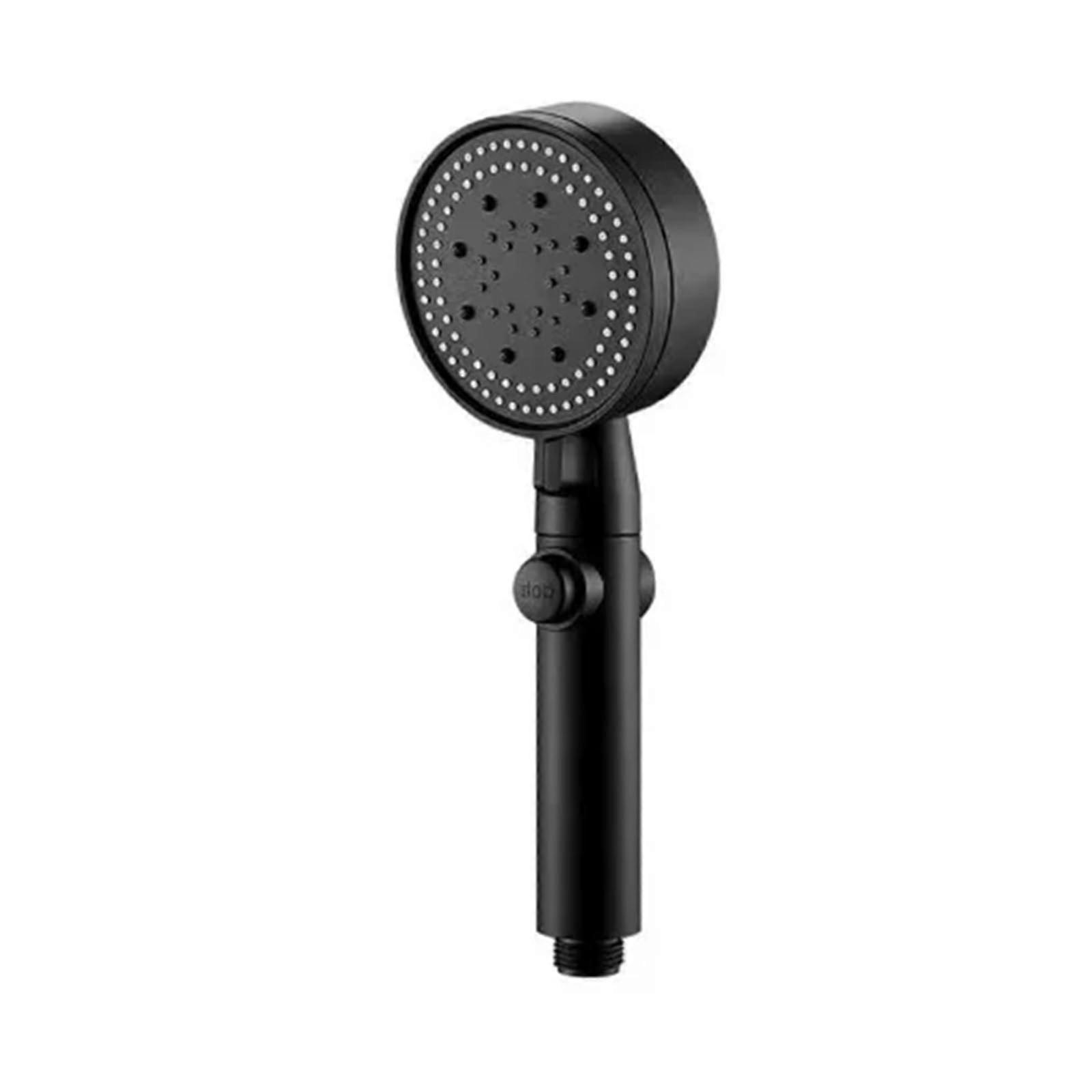 High-Pressure Showerhead, 5 Spray Modes, Adjustable Shower Heads with Hose, Water-Saving, One-Key Stop, Bathroom Accessory (Style 1-Black)