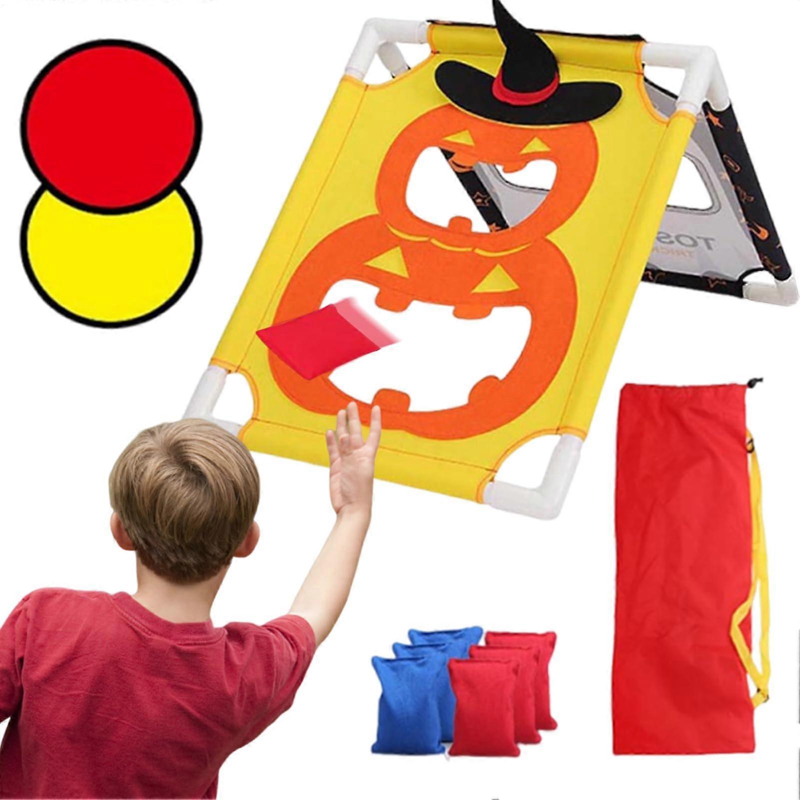 Bean Bag Toss Game For Kids | Halloween Themed Interactive Party Activity | Outdoor Sensory Toy For Kindergarten