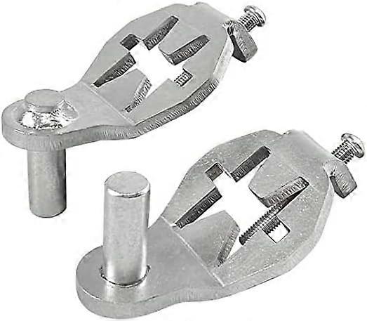 T-Post Gate Hinge Pins - Heavy Duty Gate Hanger, Hang a gate from a Metal T Post, Steel Gate Hinges Target Hanger for Farm Gate, Garden & Backyard