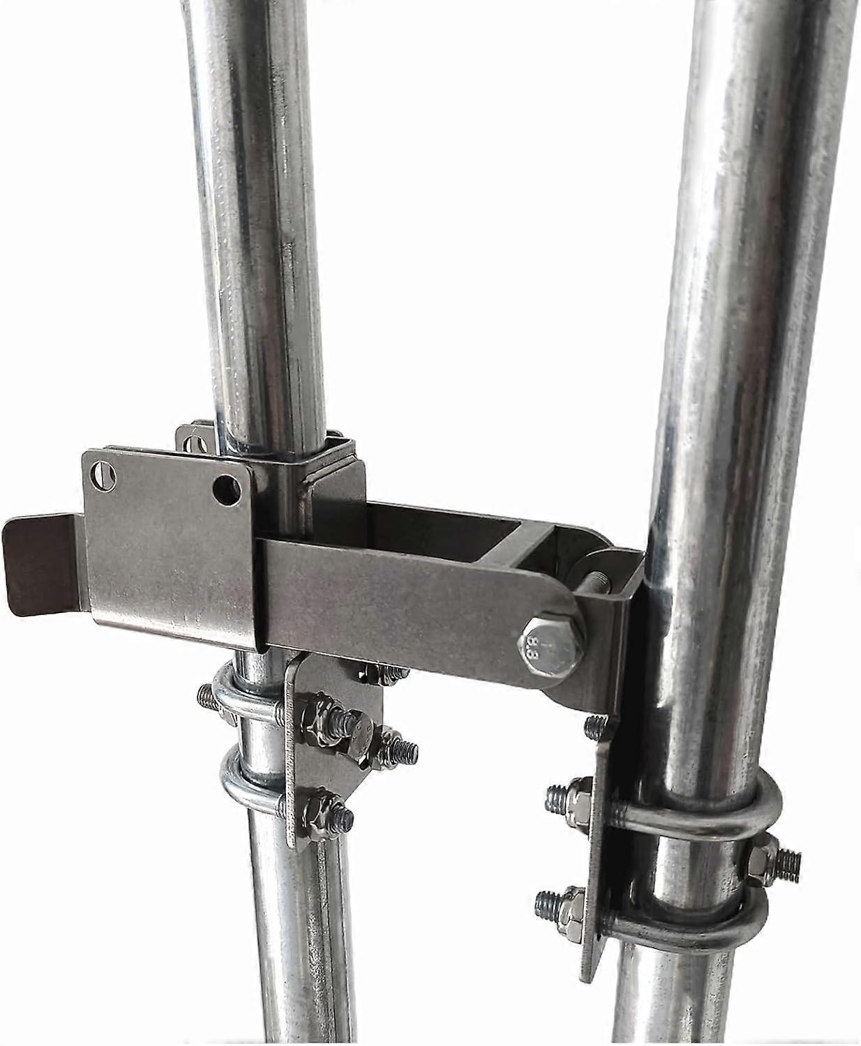 Chain Link Residential Strong Arm Double Gate Latch Chain Link Fence Gate  Latch for 1-3/