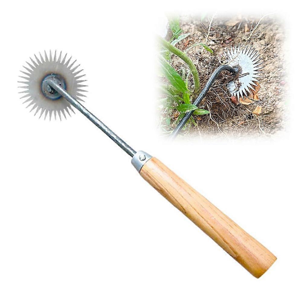 Sunflower Style Hand Weeding Tool for Garden Soil Loosening and Grass Root Removal Multifunctional Weeder (Model B)