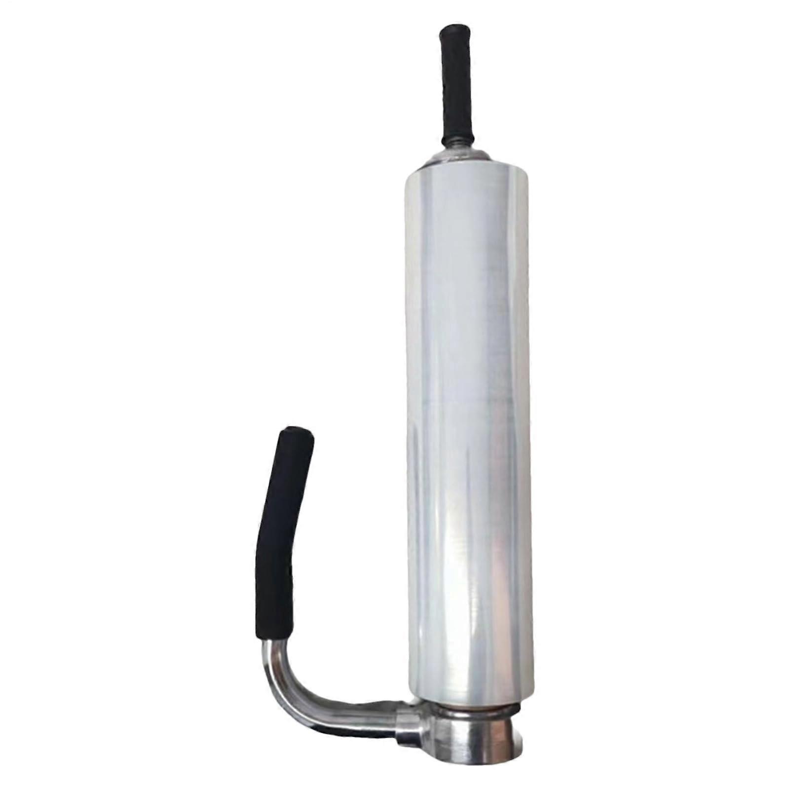 Stretch Film Dispenser for Industrial Use, Adjustable Pallet Wrapping Film Holder with Handle, Compatible with Various Film Sizes