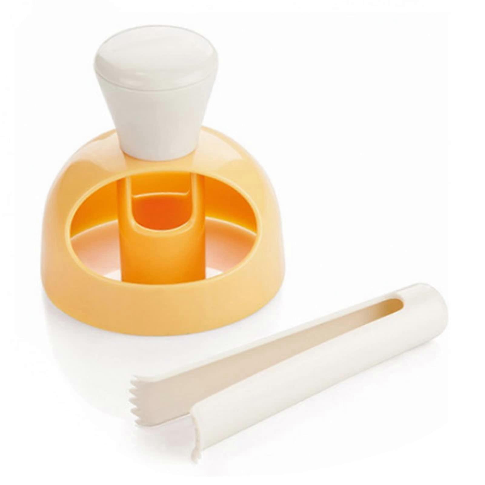 Donut Cutters Set, 2 Pack Plastic Doughnut Maker Molds with Clip for DIY Fried Donuts and Desserts, Easy to Use