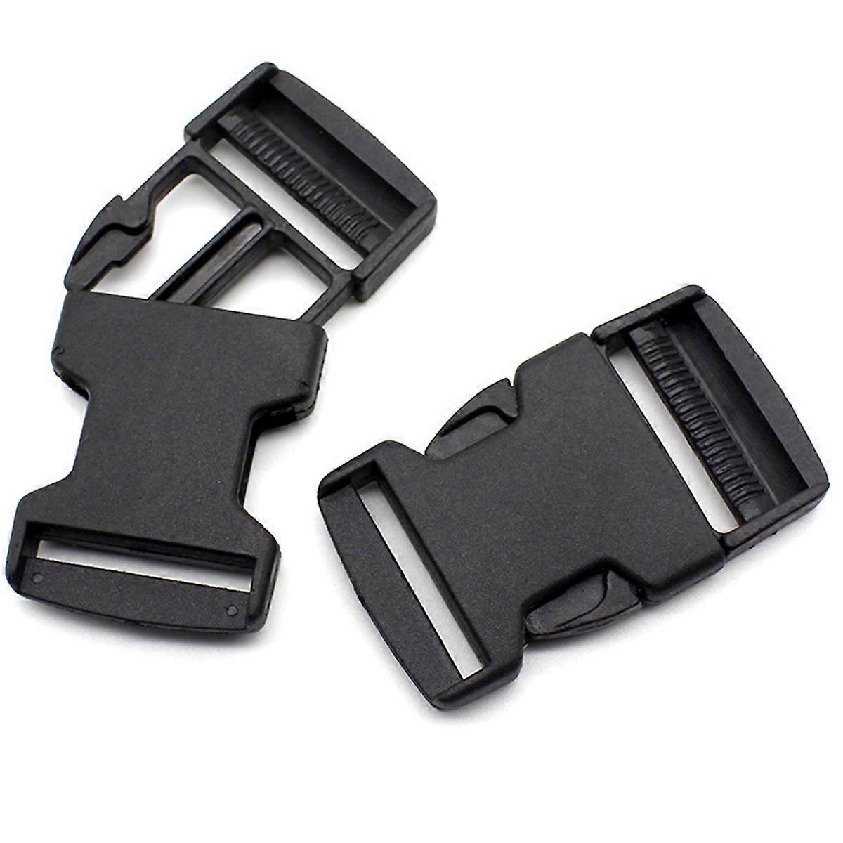 Webbing buckle sets, can be used for 25mm width bag ropes, with 8 sliders, the plastic buckle is widely used in backpack repair