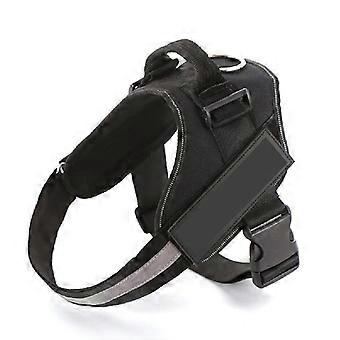 Dog harness, black, XL size, anti-pulling, breathable and reflective