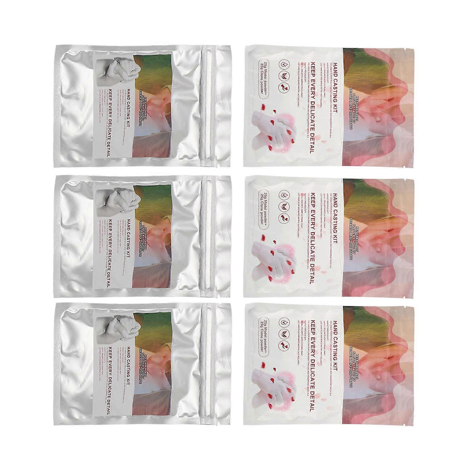 3 Sets Hand Molding Tools Plaster Casting Kit 25g for Couples