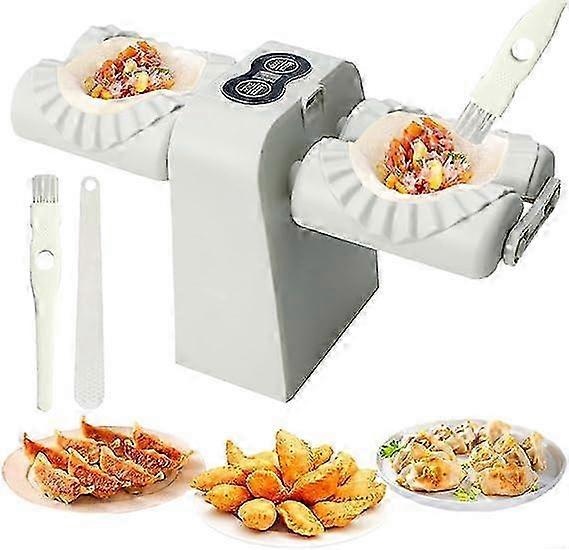 Electric Dumpling Maker, Double Head Dumpling Maker Press, Automati...