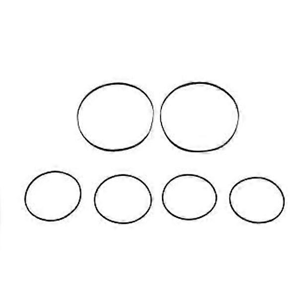 6 Pcs/Set Turntable Belt Rubber Drive Belt for Sharp GF-700 Turntable