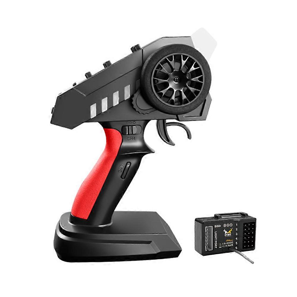 2.4Ghz 6CH Remote Controller Transmitter 200m Range Black/Red
