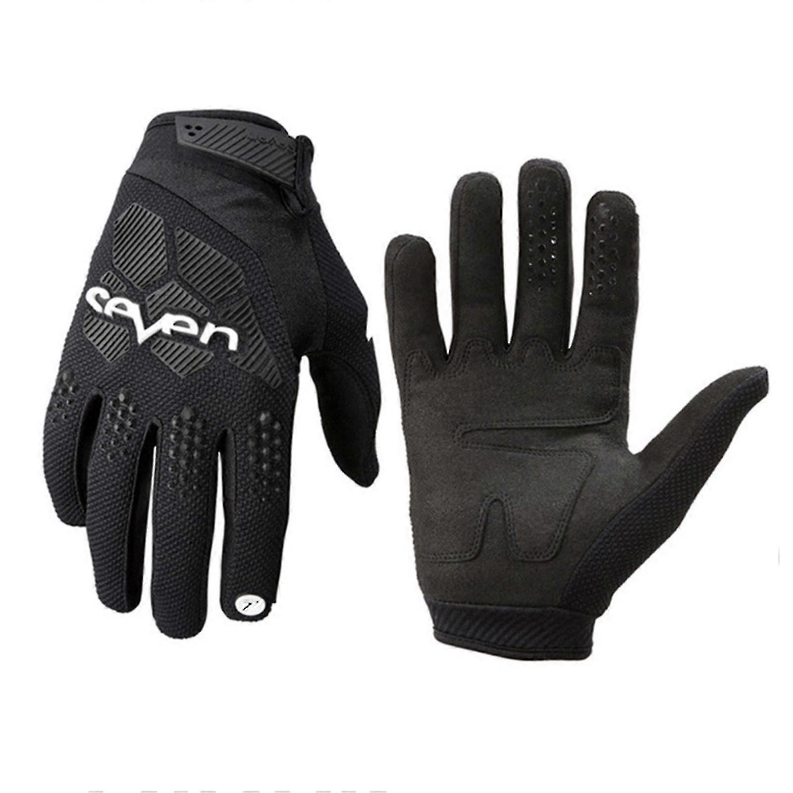 Luvas de corrida de motocicletas sem deslizamento desgaste resistente a luvas de dedo full respiráveis