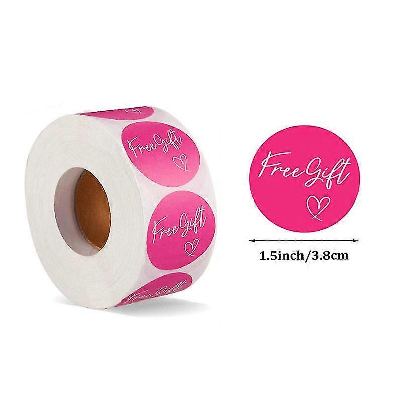 2X500pcs White 2 Design Gift Just For You Free Gift Gift Label Stic...