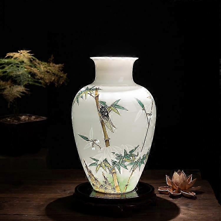 Ceramics - hand-painted thin porcelain vase