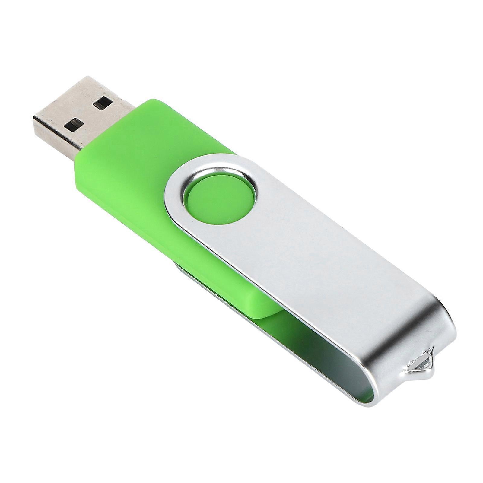 32GB Candy Green Rotatable USB 2.0 Flash Drive for PC Tablet
