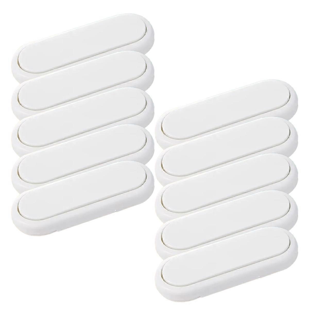 Child Safety Locks - Babys Proofing Cabinet Door, Drawer, Refrigerator Locks for Kids Protection, Easy to Install White