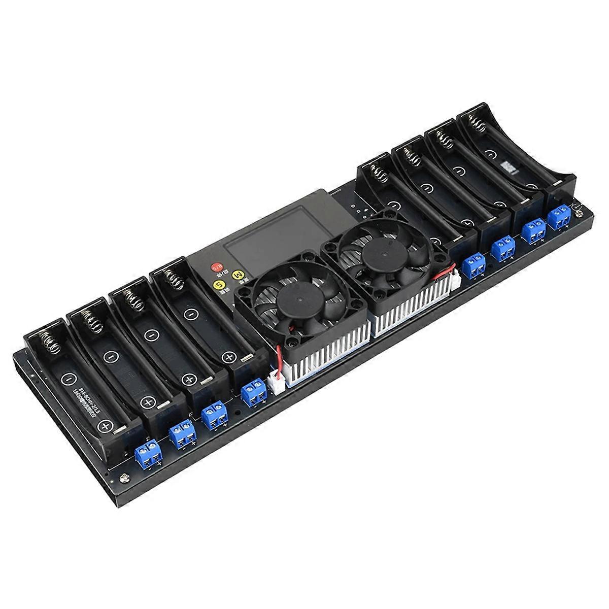 New 8 Channel 18650 Battery Capacity Internal Resistance Tester DC 12-19V Automatic Charging&Discharging Module