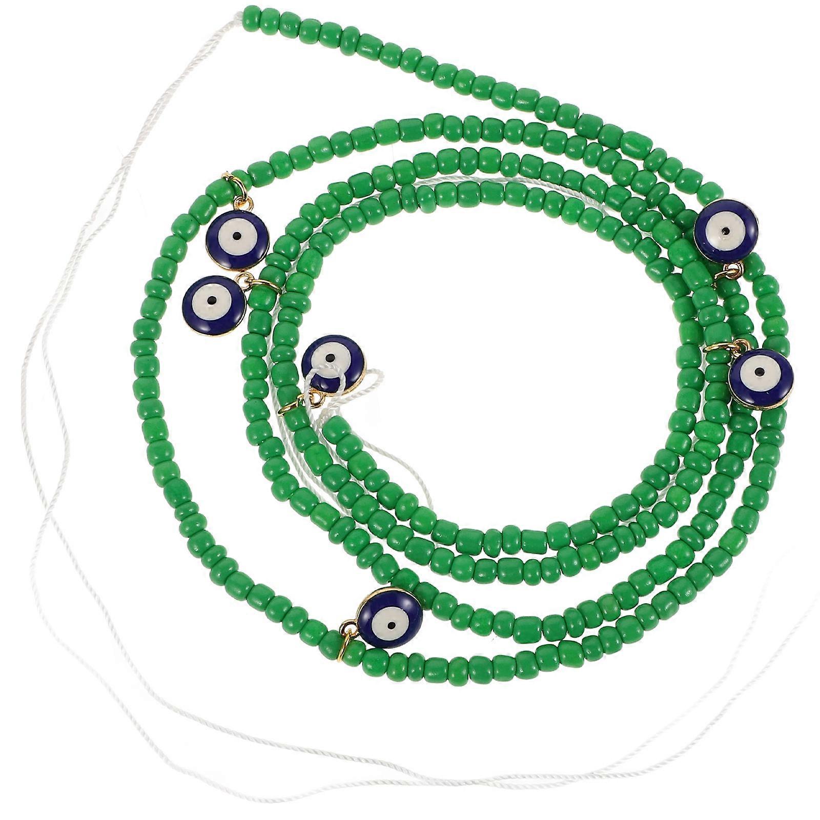Beaded Chain Belt for Women Fashionable Waist Accessory with Assorted and Alloy