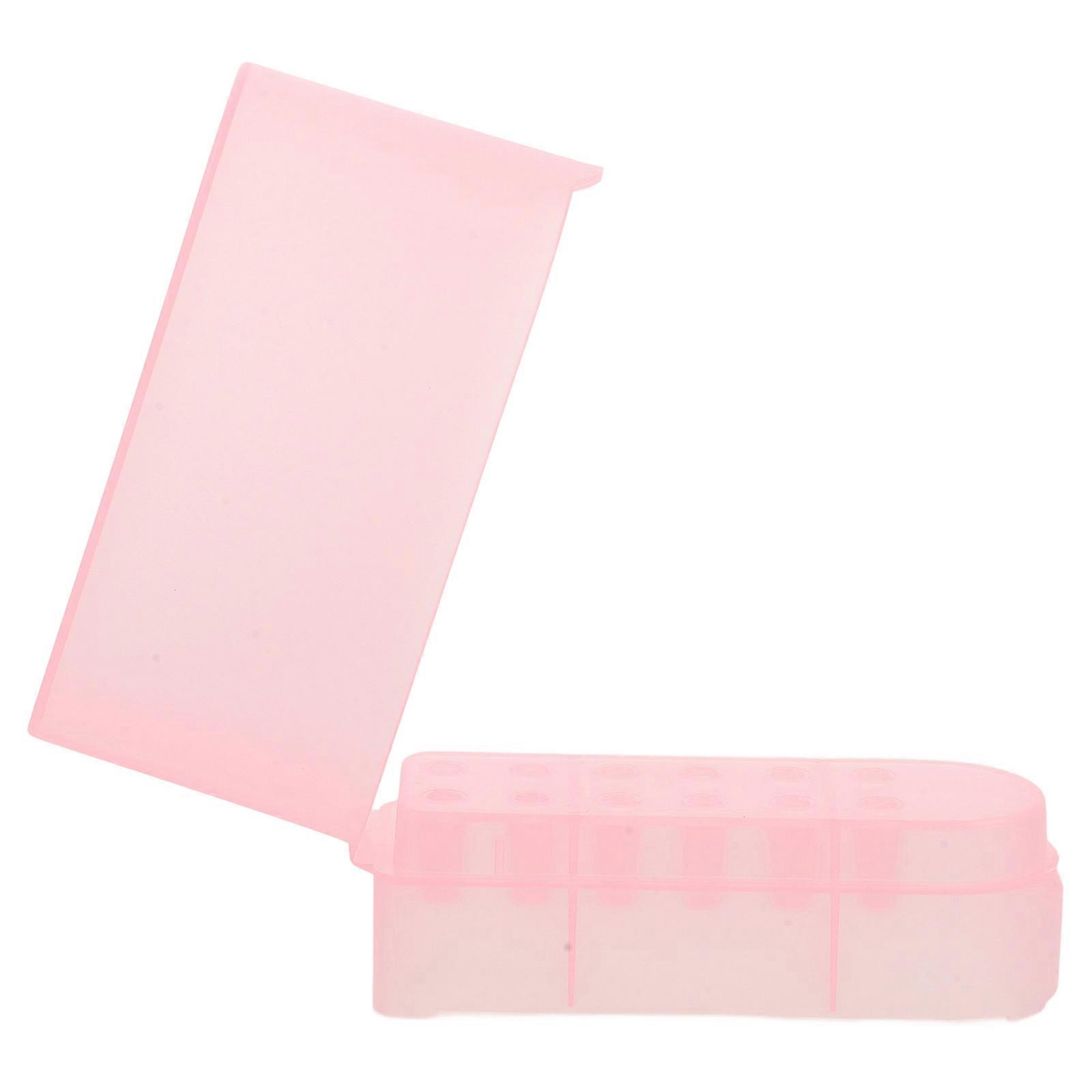 Grinding Head Storage Box Practical Design Plastic Material For Professional Salon Use And Home Use 10.00X7.00X4.00CM 1Pcs