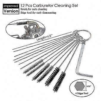 Carburetor Adjustment Tool Kit for 2-Cycle Engines - 8-Piece Tune-Up Set with Cleaning Tools