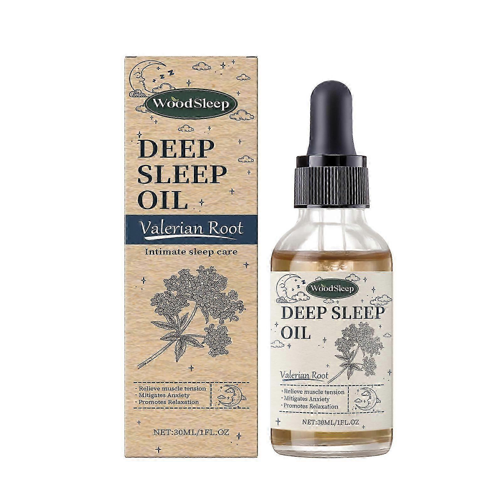 Valerian Root Essential Oil - Relaxing Body Oil for Restful Sleep & Stress Relief - 30ml