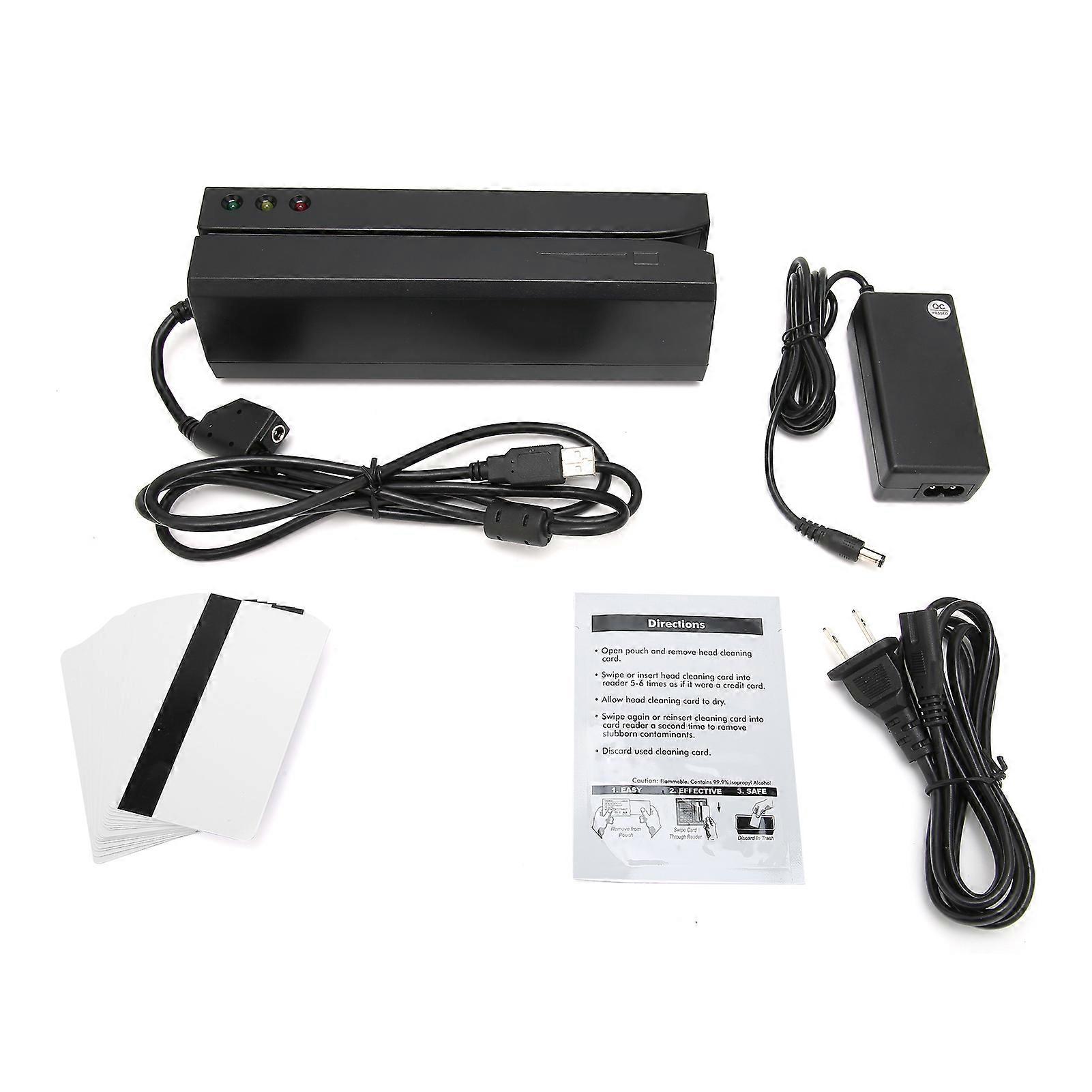 High Durability Credit Card Reader with ISO AAMVA Support and US Plug for All Tracks