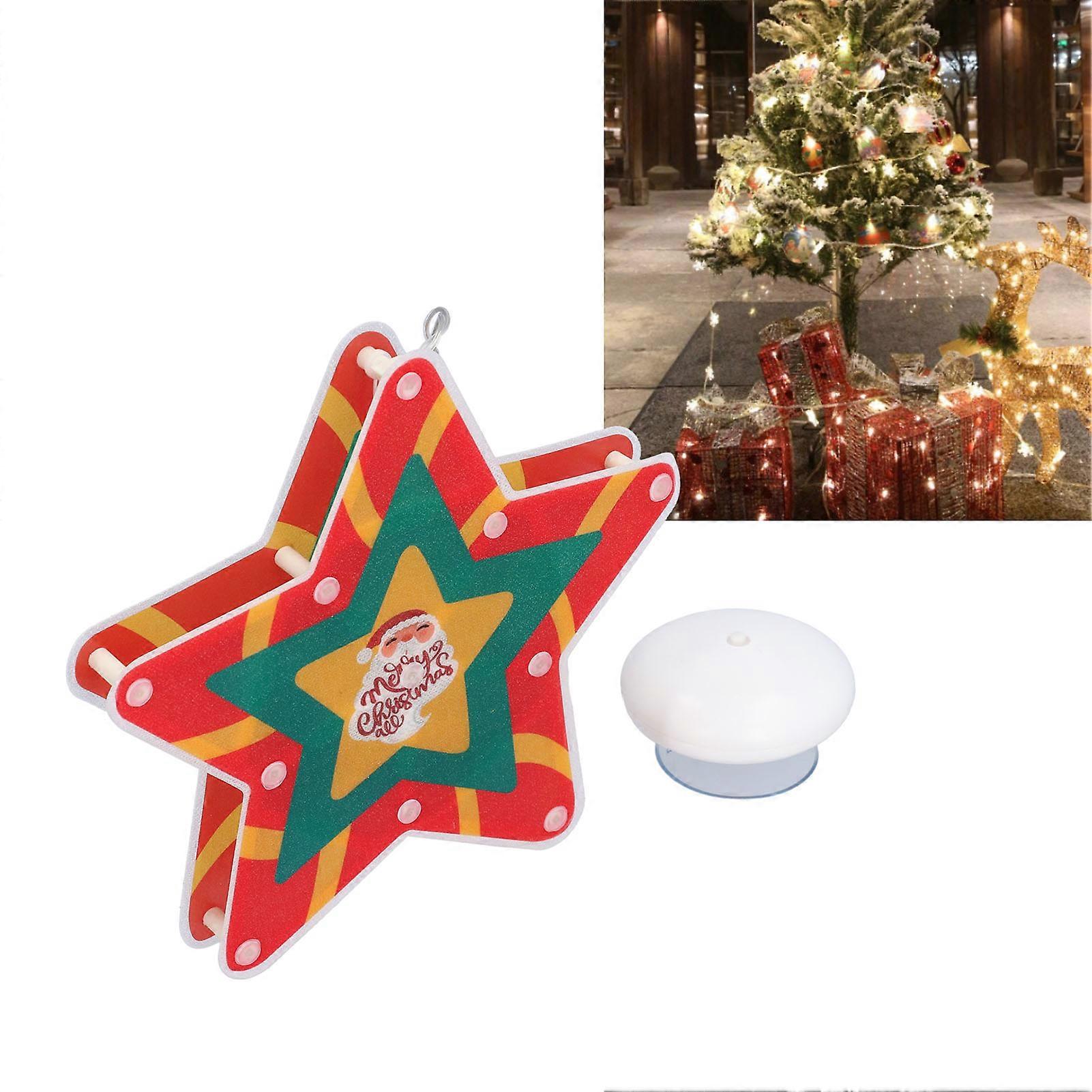 LED Christmas Cup Pendant Light LED Christmas Window Hanging Light with Suction Cup