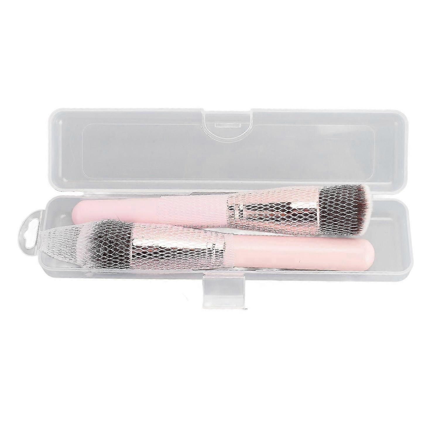 2025 Latest Model 2pcs Makeup Brush Organiser Set Dustproof Makeup Brush Tool ...
