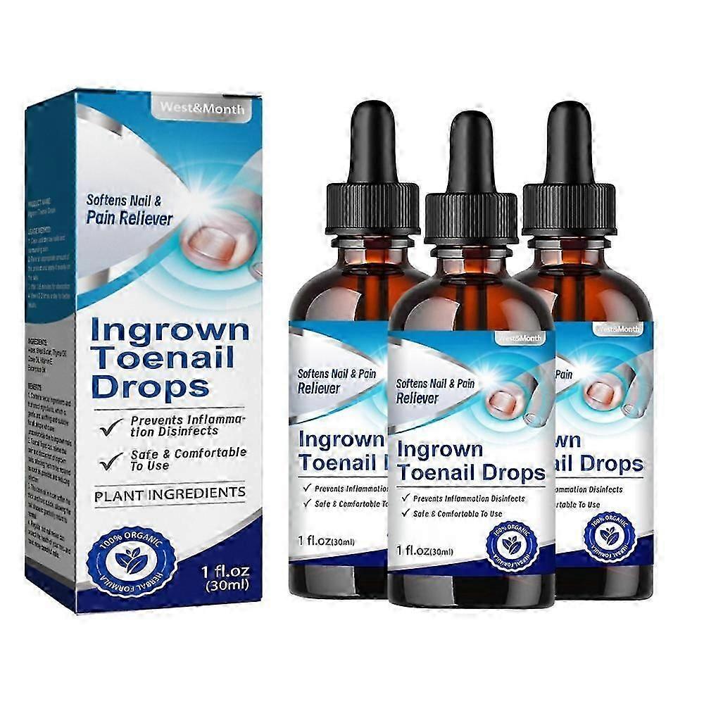 Ingrown Toenail Drops, Ingrown Toenail Treatment, Cuticle Care Oil For Ingrown Toenails, Extra Strength Nail Repair Solution