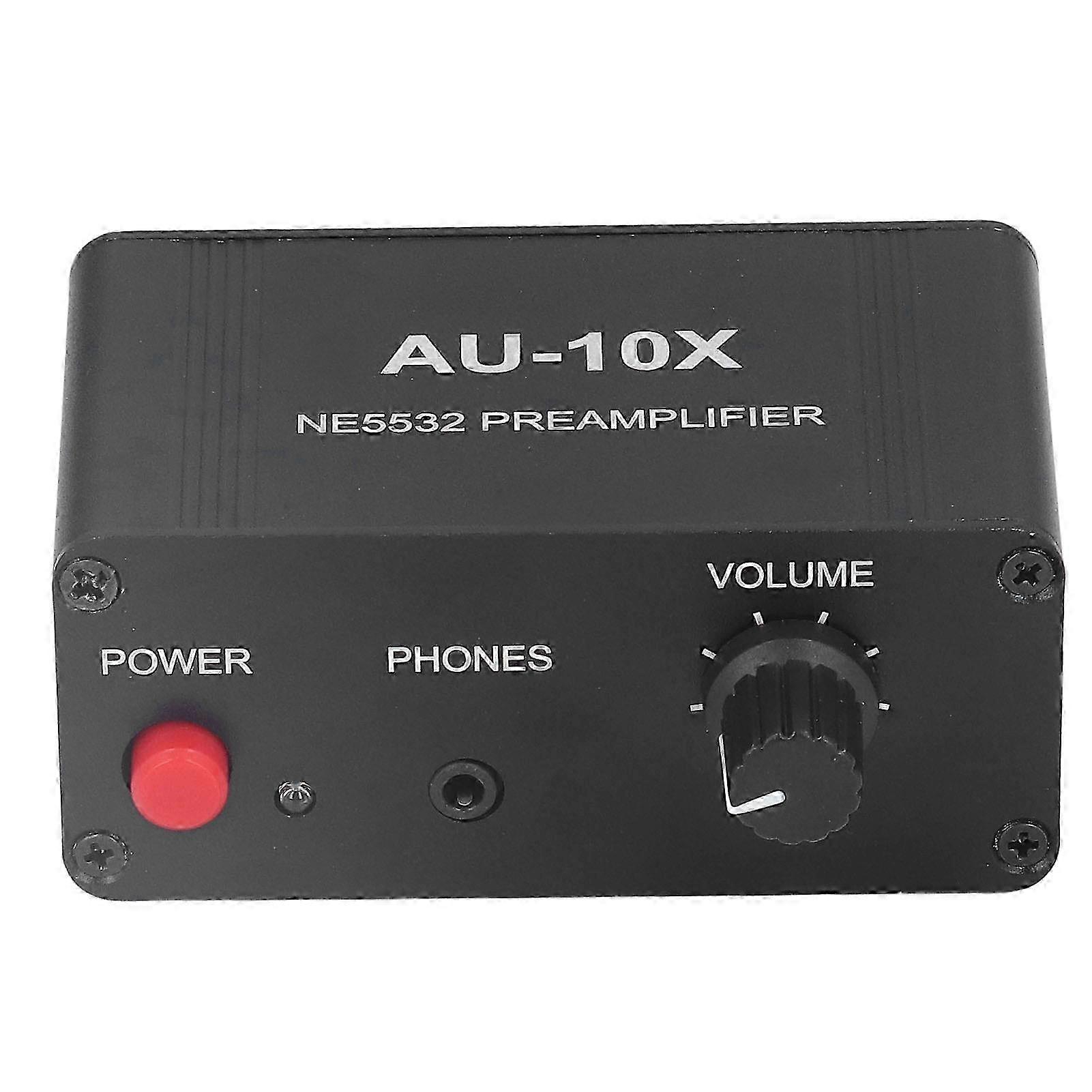 Headphone Amplifier 20Db Stereo Sound Signal Phono Preamplifier with 3.5MM Headphone RCA Input Output 2025
