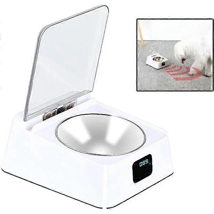 Smart Pet Feeder, Simple Infrared Sensor - Dry and Wet Food Dispenser - 350ml