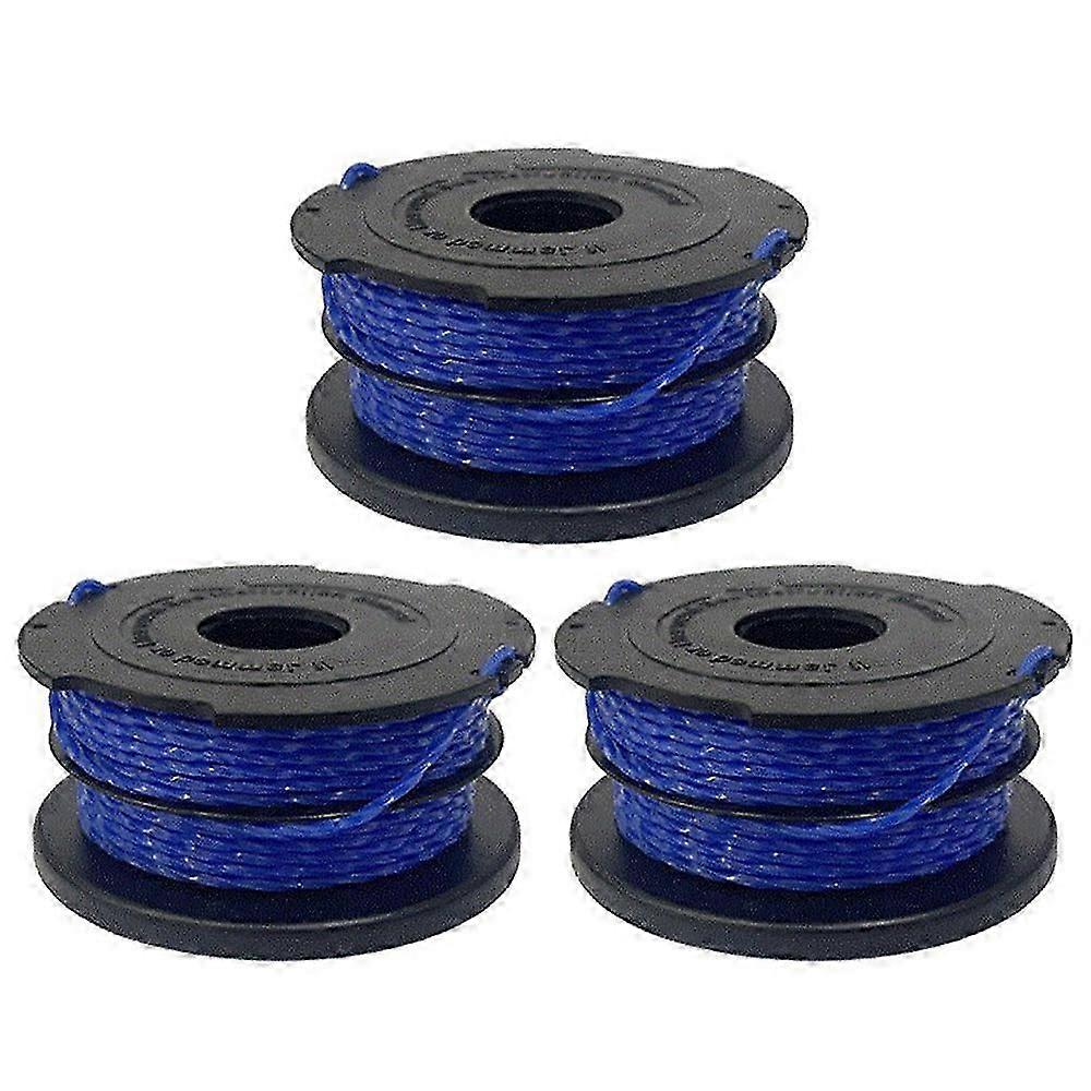 3PCS Suitable for Black & Decker Lawn Trimmer Line Nylon Wire A6441 Replacement Spool