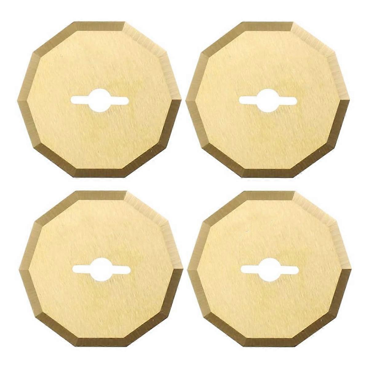 4PCS Titanium Coated Replacement Rotary for ZipSnip Cordless Electric Scissors for WA2300,RC2600K,RC2601
