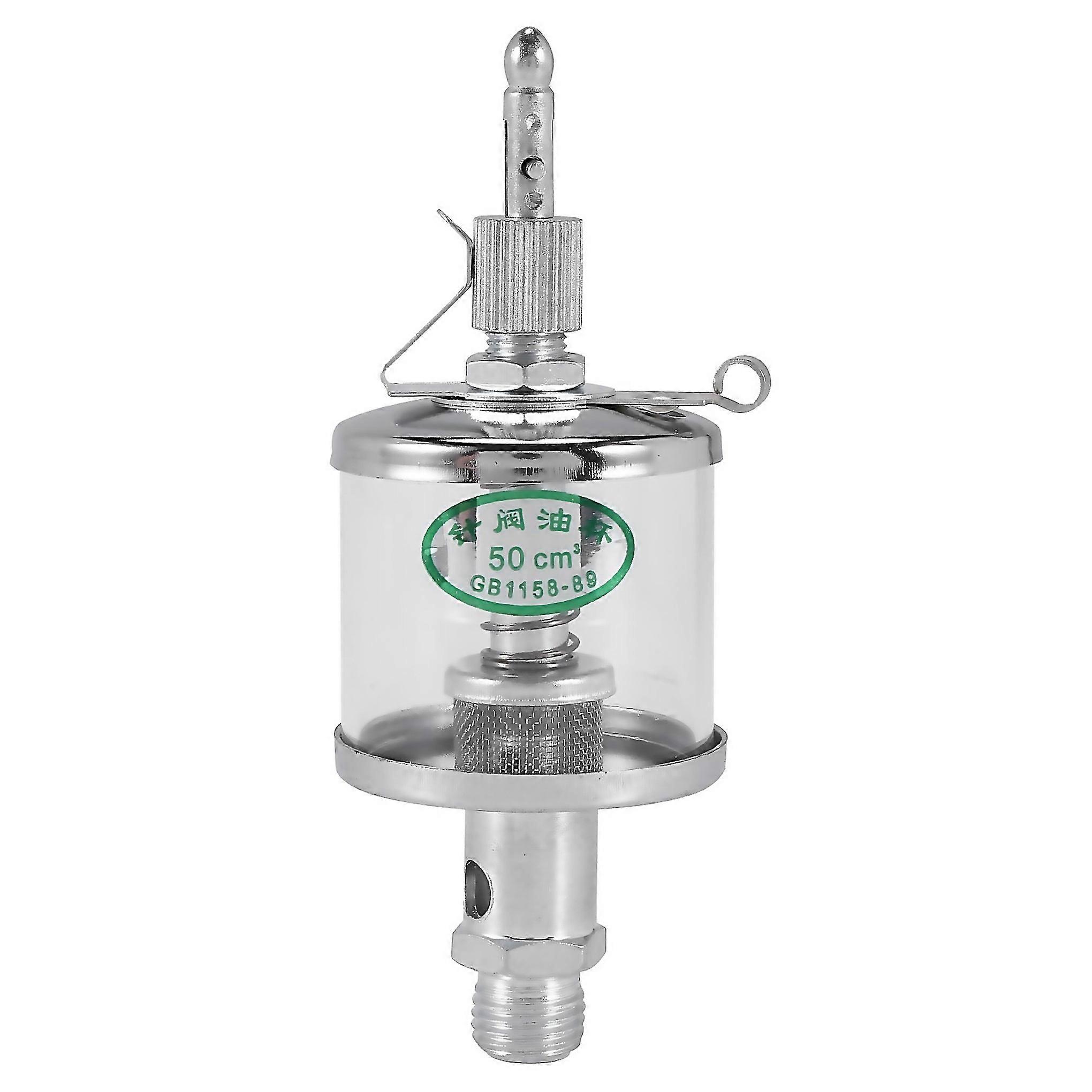 For 50ml Engine Machine Lubricator Oil Drip Feed Oiler Clearsilver