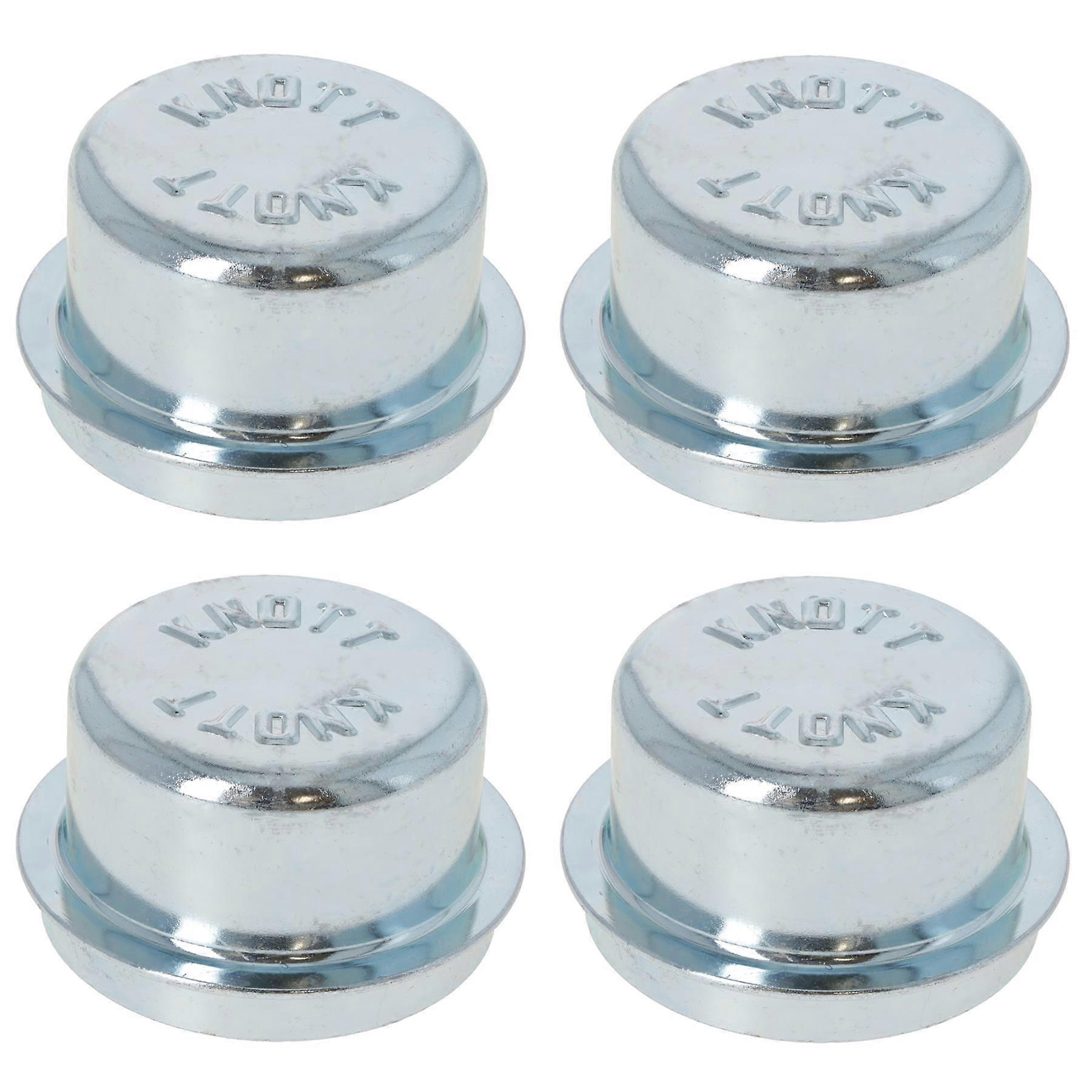 4 PACK 72mm Knott Dust Cap Wheel Hub Trailer Caravan Bearing Grease