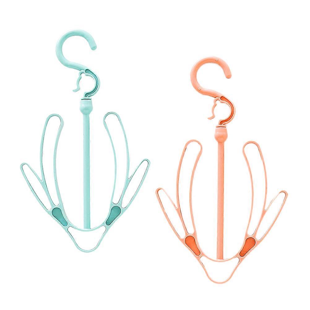 Shoes Hanging Organizer 2Pcs Assorted Color Drying Rack for Outdoor Use Prevent Deformation With Compact and Design
