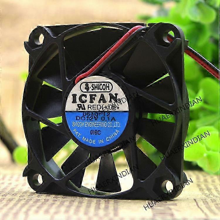 LBQ New ICFAN 0610-12 DC12V 0.1A 6010 6CM 2 مجموعة تجميع مروحة التبريد