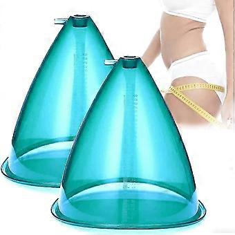 Elektrische vacuüm lichaam vormgeven machine Butt zuignap, L-XXL grote lichaamsmassagetank, gebruikt voor het opheffen van de billen lichaamsmassage, 21 cm / 8,2 inch / 180 ml